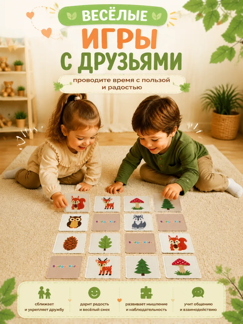 Развивающая игра Монтессори на память — фото 3