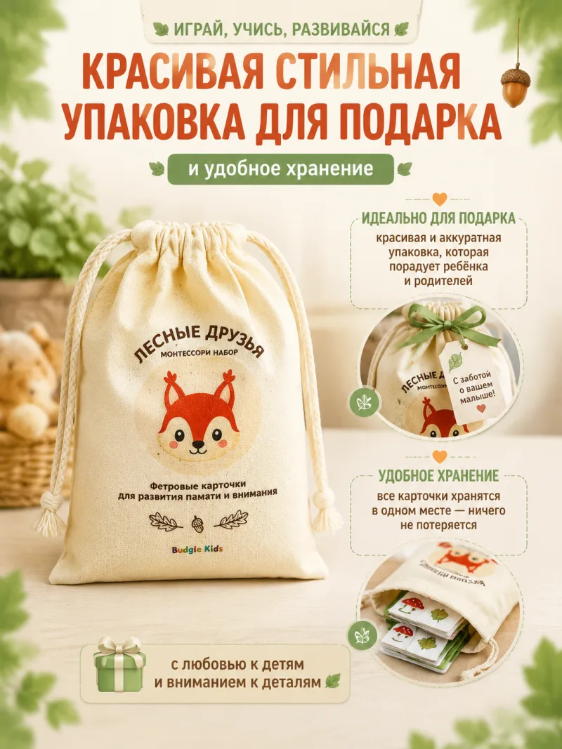 Развивающая игра Монтессори на память — фото 7