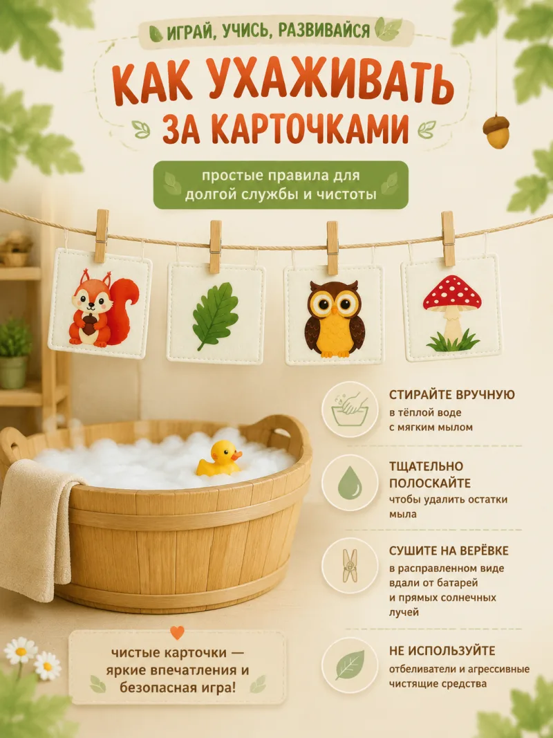 Развивающая игра Монтессори на память — фото 9